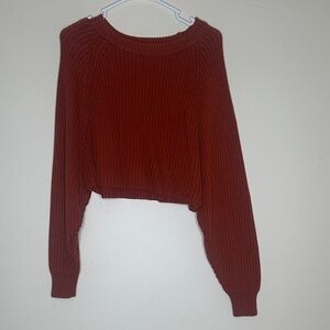 Versona Rust Crew Neck Sweater
